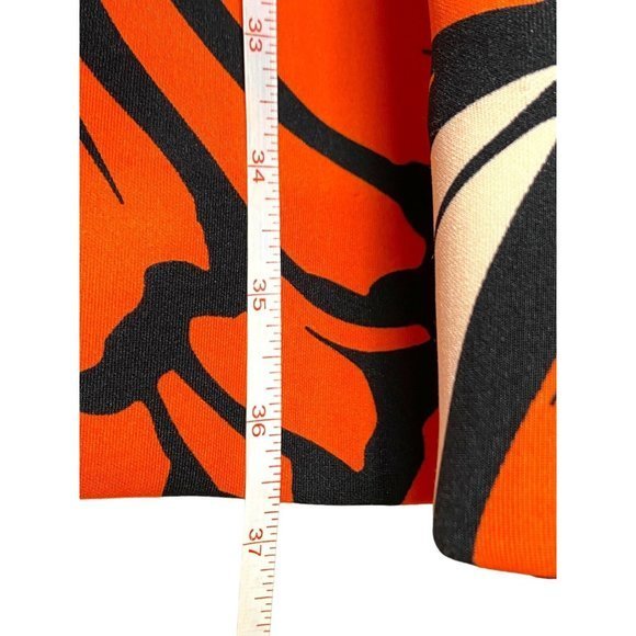 Just Taylor Floral Striped Sleeveless Fit & Flare Dress  Size 12 Scuba Knit‎ - Picture 6 of 10